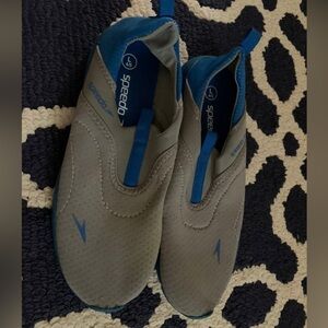 Speedo Kids Aqua Shoes - Gray and Blue